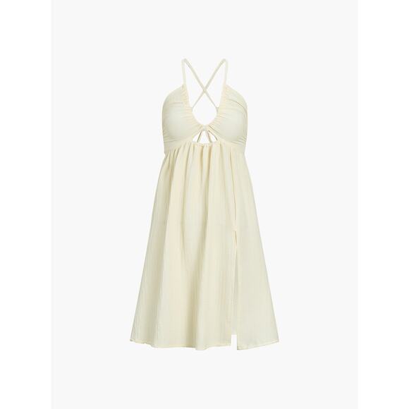 Commense Cream Midi Dress - Picture 3 of 5